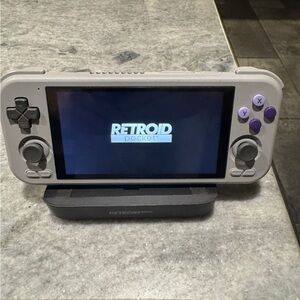 Pocket Handheld Gaming Console - Gray and Purple